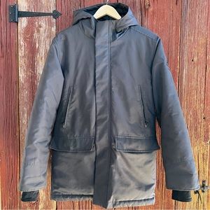 NORDEN Parka Coat Jacket, Dark Gray Grey, Men’s S / Small, Warm, Celebrity Owned
